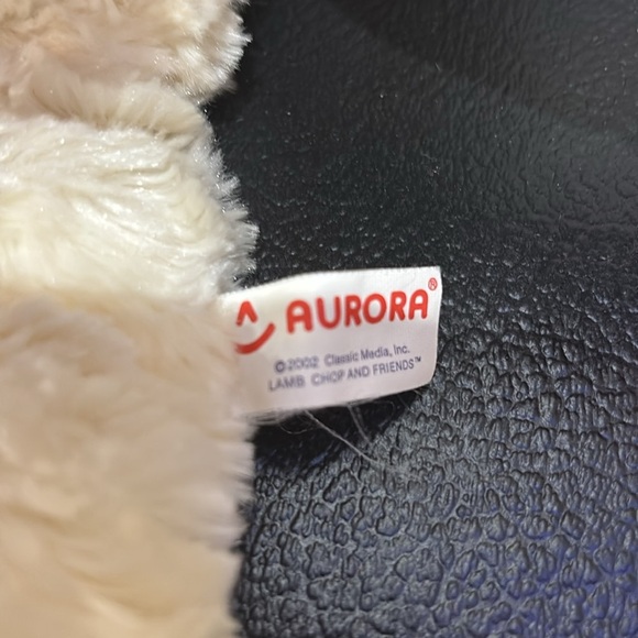 Plush Lamb chops Puppet with Red Accents - Picture 3 of 5